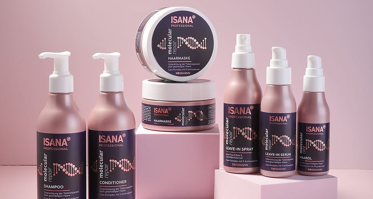 Isana Professional Molecular Repair Serisi, saçlarda yeni nesil onarım moleküler güçle profesyonel bakım sunuyor