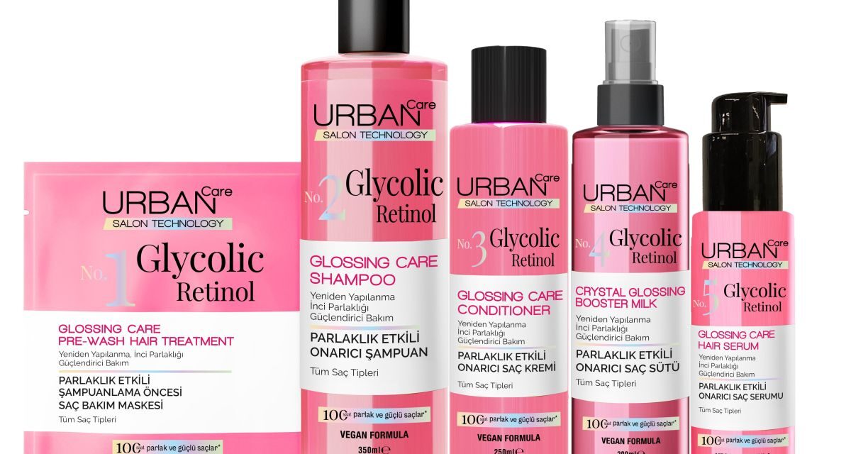 URBAN Care Glikolik Retinol saç bakım serisi ile parlaklık güç kazandı