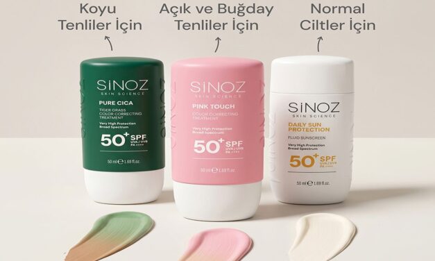 Sinoz, yeni nesil mineral filtreli yüz güneş kremi serisiyle yaz mevsimine güçlü bir giriş yapıyor